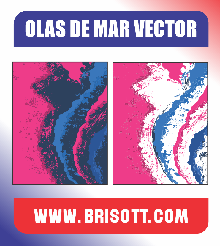 OLAS DE MAR VECTOR